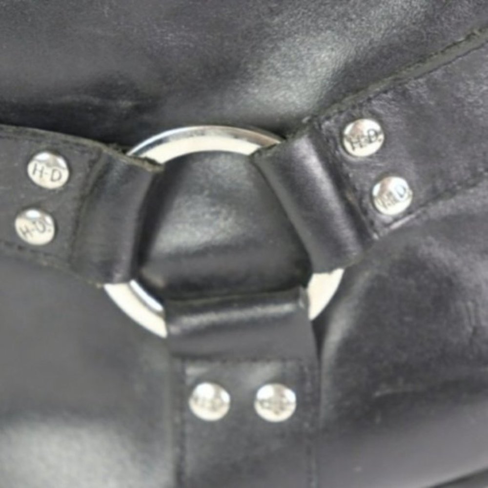 💥Sale HD Leather Heeled Bootie Stud Accent 9 - Picture 4 of 7
